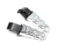 Per Yam&aha Tenere 700 Tenere700 2019 2020 2021 Pedane Posteriori In Alluminio Per Moto Poggiapiedi Poggiapiedi Passeggero(Argento)