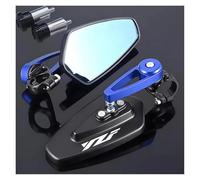 Per YAM&AHA YZF R1 R3 R6 R25 R125 R1M YZFR1 YZFR6 YZFR3 Specchietti Da 7/8" 22mm Specchietti Per Estremità Manubrio(Blue)