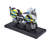 per Yamaha FJR 1300A 1:18 per Uso Generico Tipo-POLICIE Modello di Moto da Collezione Giocattoli da Regalo Statici Stampo per Pressofusione Modelli di Moto(Yellow And Blue)