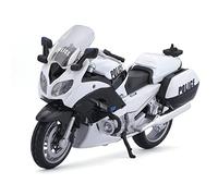 per Yamaha FJR 1300A 1:18 per Uso Generico Tipo-POLICIE Modello di Moto da Collezione Giocattoli da Regalo Statici Stampo per Pressofusione Modelli di Moto(FJR 1300A Blue)
