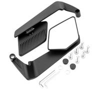 Per Yamaha MT-07 MT-09 MT-10 MT09SP MT10 SP specchio stealth regolabile, specchietto laterale antiriflesso con due ali aerodinamiche,Specchietto retrovisore a lama fissa con ala a vento modificato