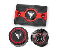 Per Yamaha MT07 2025 MT 07 2014-2023 2024 Accessori Moto Protezione Serbatoio Liquido Freni Anteriore Posteriore Tappo Olio Motore(3PCS-Red)