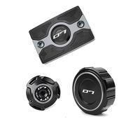 Per YAMAHA MT07 MT 07 FZ07 FZ 07 2014-2024 2025 Motocicletta Serbatoio Del Fluido Freno Anteriore Posteriore Coperchio Di Protezione Tappo Di Riempimento Olio(Combo(3PCS) S-Grey)