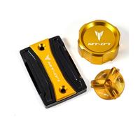 Per Yamaha MT07 MT-07 MT 07 2014-2025 Accessori Per Moto Cilindro Del Fluido Dei Freni Serbatoio Principale Tappo Di Riempimento Dell'olio Protezione Della Copertura(3PCS-Gold)