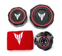 Per Yamaha MT09 MT 09 SP TRACER 9 GT 9gt+ 2025 2021-2024 Accessori Per Motociclette Coperchio Serbatoio Liquido Freni Calza Tappo Di Riempimento Olio(Red-4PCS)