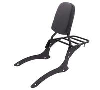 Per Yamaha Per Vstar XVS1100 Custom Per Dragstar XVS1100 Custom Portapacchi Con Schienale Per Passeggero Per Motocicletta(A-Black)
