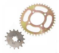 Kit Catena Pignone A Catena Yamaha RX 100 15/39 Denti Front/Rear In Acciaio