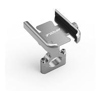 Per Yamaha TDM 850 1991-2001 TDM 900 2002-2013 Accessori Moto Manubrio Specchio Del Telefono Mobile GPS Del Basamento Staffa (Colore : Handlebar Silver)