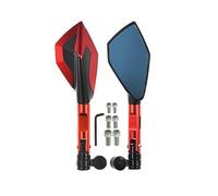Per Yamaha TMAX 500 530 TMAX530 SX/DX TMAX560 Dimensioni Filettatura 10MM 8MM Specchietto Retrovisore Moto CNC Specchietti Laterali(2-Red)