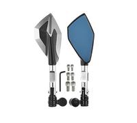 Per Yamaha TMAX 500 530 TMAX530 SX/DX TMAX560 Dimensioni Filettatura 10MM 8MM Specchietto Retrovisore Moto CNC Specchietti Laterali(2-Silver)