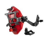 Per YAMAHA TMAX530 TMAX560 Tech Max T-MAX 530 560 Supporto Parafango Posteriore Per Parafanghi Per Eliminatore Di Targa Per Motocicletta Cornice portanumero Staffa(RED)