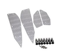 Per YAMAHA X-max250 2021 Xmax 300 Pedali Modificati In Lega Di Alluminio Pedali Antiscivolo(Argento)