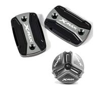 Per YAMAHA XMAX 250 300 XMAX300 XMAX250 2017-2023 Motocicletta Freno Anteriore Frizione Cilindro Serbatoio Fluido Tappo Di Riempimento Olio(Combo Grey)