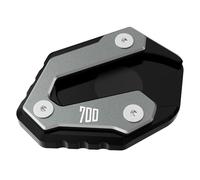 Per YAMAHA XSR700 XSR900 XSR 700 900 2015-2024 Accessori Moto Cavalletto Laterale Ingrandisci Piastra di Estensione del Piede CNC(Gray 1)