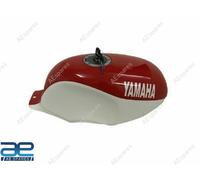 Per Yamaha YSR50-80 Lega Bianco & Rosso Gas Fuel Benzina Serbatoio Con Tappo &