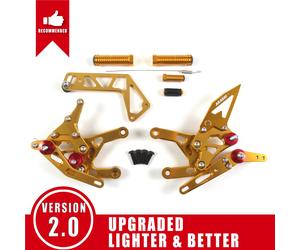 per Yamaha YZF R1 R1M R1S RN32 2024 2025 Arashi edane poggiapiedi regolabili