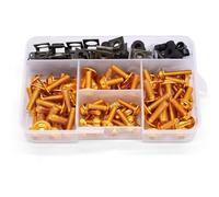 Per YAMAHA YZF R1 R6 R3 YZFR1 YZFR6 YZFR3 2004-2008 Kit Viti Carrozzeria Dadi Carenatura Moto Bulloni Viti Cupolino(Gold)