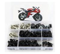 Per YAMAHA YZF-R6 2008-2016 Kit Completo Bulloni Carrozzeria Viti Dadi Rapidi Clip Carenatura Complete Viti Cupolino(Silver)