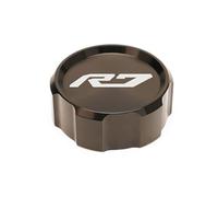 Per YAMAHA YZF R7 YZF-R7 YZFR7 2021 2022 Accessori Moto Tappo Serbatoio Liquido Freni Anteriore E Posteriore Coperchio Cilindro Alluminio(Front Black)