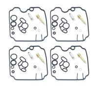 per Yamaha YZF750R YZF750 1993-1998 Kit di Riparazione carburatore Diaframma del Vuoto Membrana Galleggiante Valvola 4 Set Parte carburatore(Style2)
