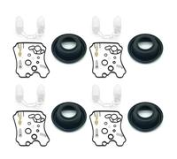 per Yamaha YZF750R YZF750 1993-1998 Kit di Riparazione carburatore Diaframma del Vuoto Membrana Galleggiante Valvola 4 Set Parte carburatore(Style4)