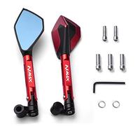 Per YH NMAX 155 125 150 NMAX125 NMAX155 2019 2020 2021 Moto Di Alluminio CNC Retrovisore Specchi Retrovisori Specchio Laterale(ROSSO)
