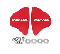 Per YH YZF R6 YZFR6 2017 2018 2019 2020 Moto Specchio Foro Copertura Parabrezza Guidato Eliminatori Cap Accessori(ROSSO)