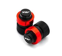 Per YZF R1 R3 R6 R25 R125 R7 R1M YZFR6 YZFR1 YZFR3 Tappo aria per pneumatico CNC per moto Tappi valvola ruota ermetici(ROSSO)