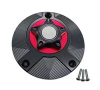 Per YZF-R1 YZF-R3 YZF-R6 MT01 MT07 Tappo Serbatoio Carburante Leggero Ad Apertura Rapida Moto(Nero ROSSO)