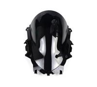 Per YZF R25 R3 2019 2020 Parabrezza Con Spoiler A Doppia Bolla Nero Fumo Accessori Deflettore Del Vento Parabrezza Cupolino Touring(Nero)