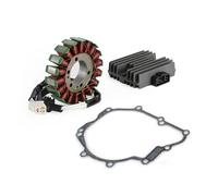 Per YZF R6 R6S 2003 2004 2005 5SL-81410-00-00 5SL-81960-00-00 Guarnizione Raddrizzatore Regolatore Statore Motocicletta Parti 1 Set Statore Magnete Bobina