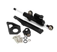 Per YZF600 YZF R6 2003 2004 2005 Motociclette Kit Di Montaggio Staffa Ammortizzatore Stabilizzatore Sterzo(Black)