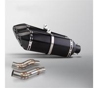 Per Z1000 2010-2024, Scarico Per Moto Modificato, Doppio Raccordo Centrale Con Due Uscite Silenziatore