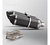 Per Z1000 2010-2024, Scarico Per Moto Modificato, Doppio Raccordo Centrale Con Due Uscite Silenziatore