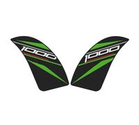 Per Z1000SX 2011-2022 Z1000SX ABS 2011-2016 Adesivo Antiscivolo Protezione Ginocchia Serbatoio Laterale Moto SICOTTON(Black)