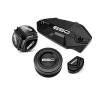 Per Z650 Ninja 650 VERSYS 650 Z 650 Accessori Coperchi Del Fluido Freno Anteriore Posteriore Tappo Di Riempimento Olio Pulsante Interruttore(Design B)