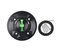 Per Z650 Z900 2017-2019 Per Z400 2019-2020 Per Ninja 650 2017-2019 Per NINA400 2018-2020 Copritappo Serbatoio Carburante CNC QAQMHVCVB(Black Green)