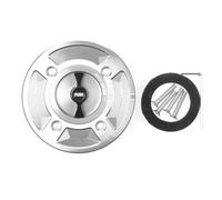 Per Z650 Z900 2017-2019 Per Z400 2019-2020 Per Ninja 650 2017-2019 Per NINA400 2018-2020 Copritappo Serbatoio Carburante CNC QAQMHVCVB(Sliver Black)