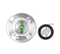 Per Z650 Z900 2017-2019 Per Z400 2019-2020 Per Ninja 650 2017-2019 Per NINA400 2018-2020 Copritappo Serbatoio Carburante CNC QAQMHVCVB(Sliver Green)