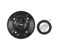 Per Z650 Z900 2017-2019 Per Z400 2019-2020 Per Ninja 650 2017-2019 Per NINA400 2018-2020 Copritappo Serbatoio Carburante CNC QAQMHVCVB(Black Black)