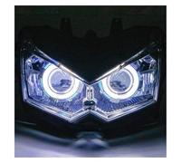 Per Z750 Z1000 Z 750 1000 2007 2008 2009 2010 2011 2012 Faro Per Moto Angel Eyes HID Headlight Faro Del Motociclo(Blue white)