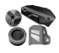 Per Z900 Per Z650 2017-2024 Accessori Moto Ebrake Cilindro Del Fluido Master Serbatoio Olio Tappo Di Protezione Protettore antiurto(4-titanium)
