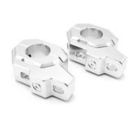 Per Z900C Z900RS 2017-2020 Adattatori Estensione Manubrio 30 Mm 22 Mm Staffa Montaggio Morsetto Riser Manubrio(ARGENTO)