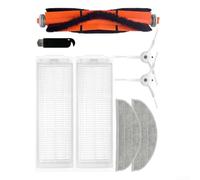 Per ZACO M1S Robot Aspirapolvere Componenti di Ricambio Set Compreso Spazzola A Rullo 2 Spazzole Laterali 2 Filtri 2 Panno Mop
