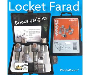 Per Zastava GVL Kit Bulloni Antifurto Locket Farad per Cerchi Acciaio Originali