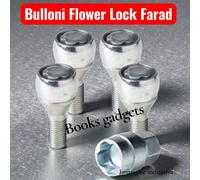 Faradworld – Kit bulloni antifurto Flower Lock per Zastava Yugo 511 – Cerchi in lega