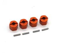 Per ZD For Racing DBX-10 1/10 Metallo Connettore Esagonale Da 12 Mm Veicolo Telecomandato Aggiornamenti Riparazioni Sostituzioni Montaggio Parti Rc(Orange)
