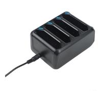 Per Zebra TC70 TC72 TC75 TC77 per Batteria per Caricabatteria 4 Vani Docking Station Adattatore Ricarica Rapida Indicatore LED Nero ABS