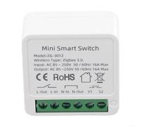 Per Zigbee 3.0 Smart-Switch 16A, modulo relè di controllo a 2 vie per app Tuya Smart-Life, controllo vocale per Alexa