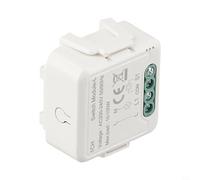 Per ZigBee modulo interruttore della luce compatibile con Tuya Smart Home 200-240 V AC senza filo neutro, supporta timer e telecomando (2CH)